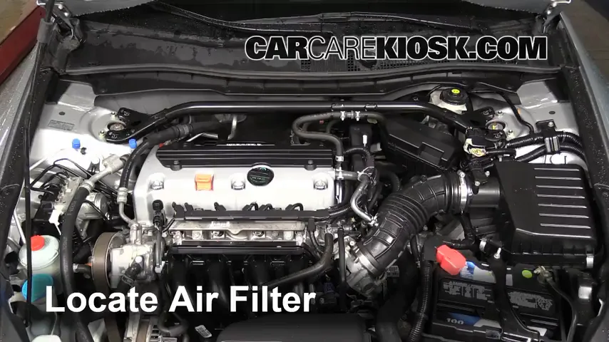 2010 Honda Accord EX-L 2.4L 4 Cyl. Coupe (2 Door) Air Filter (Engine)